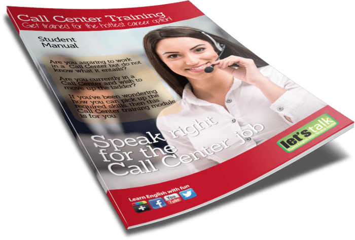 Call center training manual
